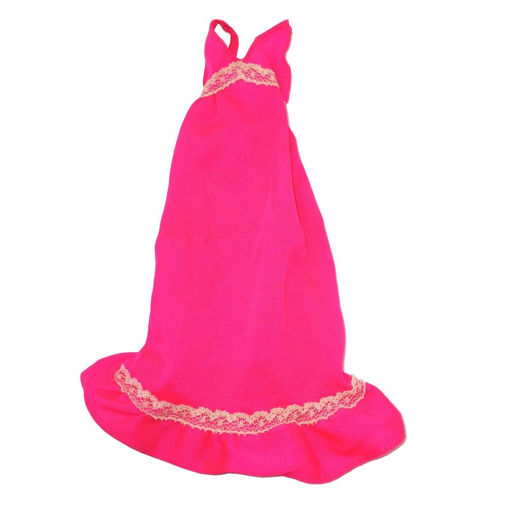 Vintage 1976 Barbie Best Buy Hot Pink Nightgown #9157 Superstar Era